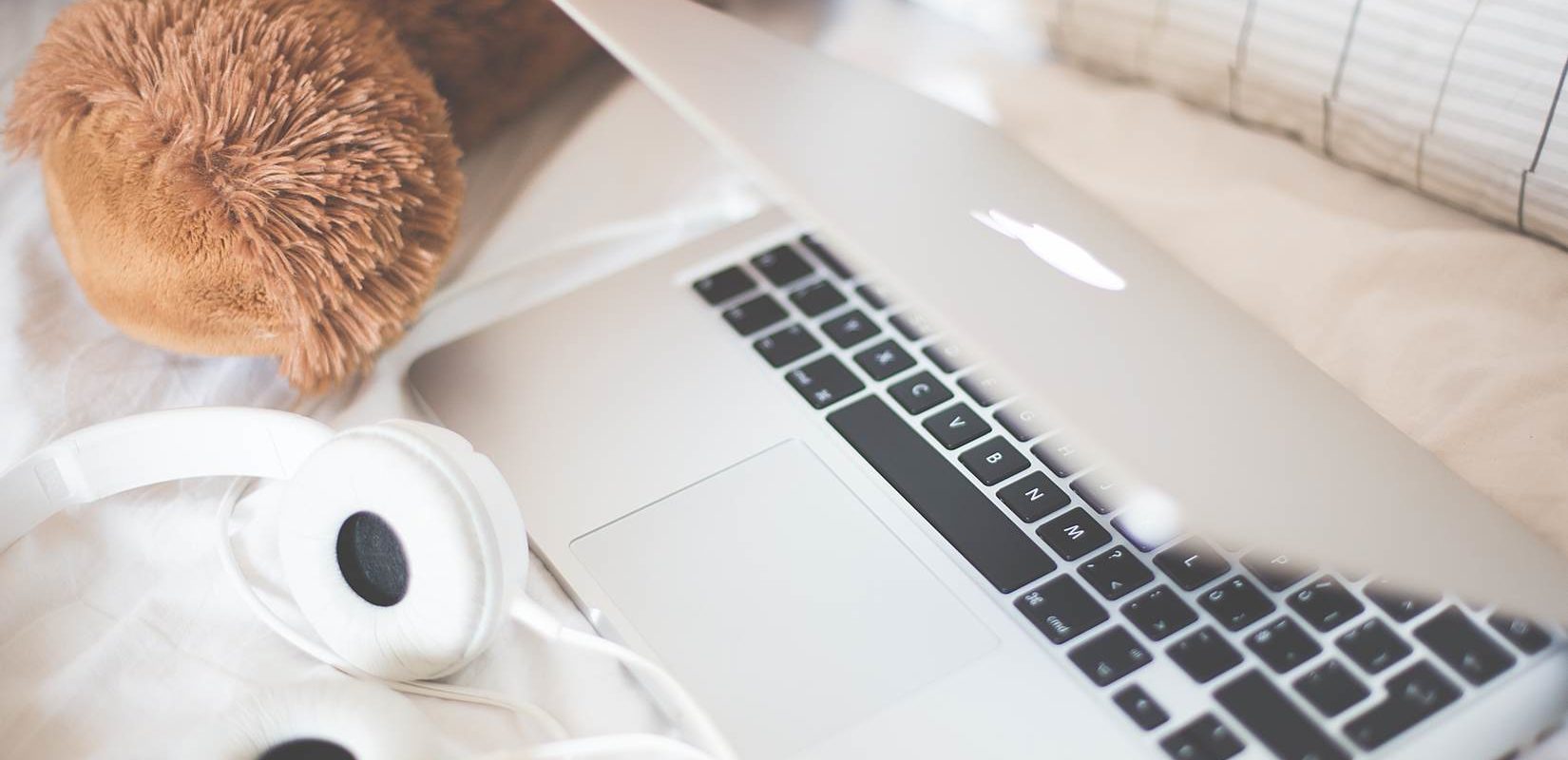 Lazy Morning with Music in Bed